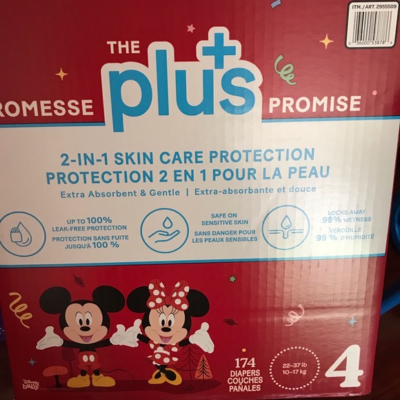 Huggies Plus Diapers Size 4 Huggies little mover plus - Picture 5 of 6